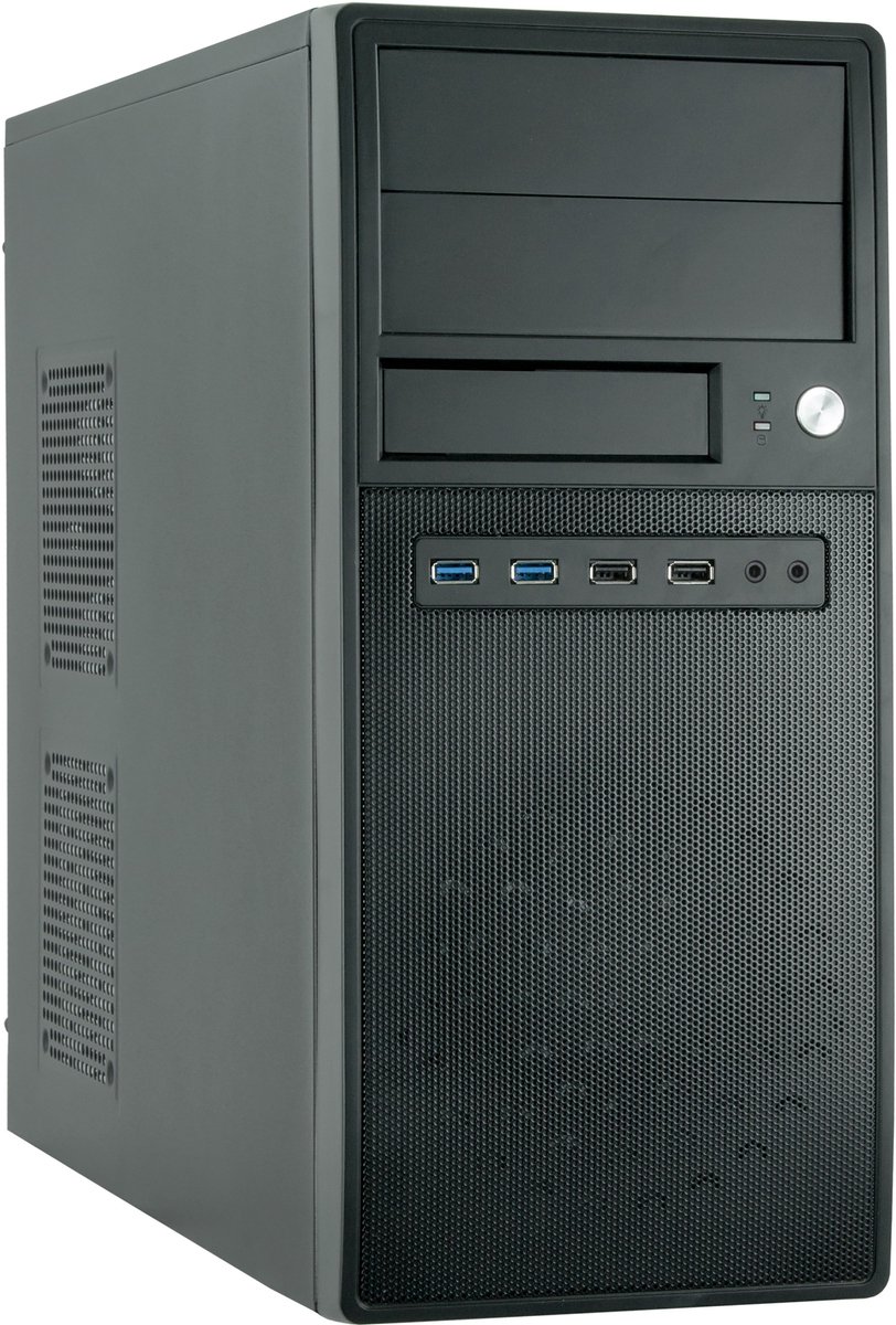 Chieftec CG-04B-OP computerbehuizing Midi-Toren Zwart