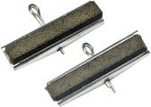 BGS Jeu de pierres de rodage de rechange pour outils de rodage BGS 1155 plat, 30 mm, K 220, 2 pièces