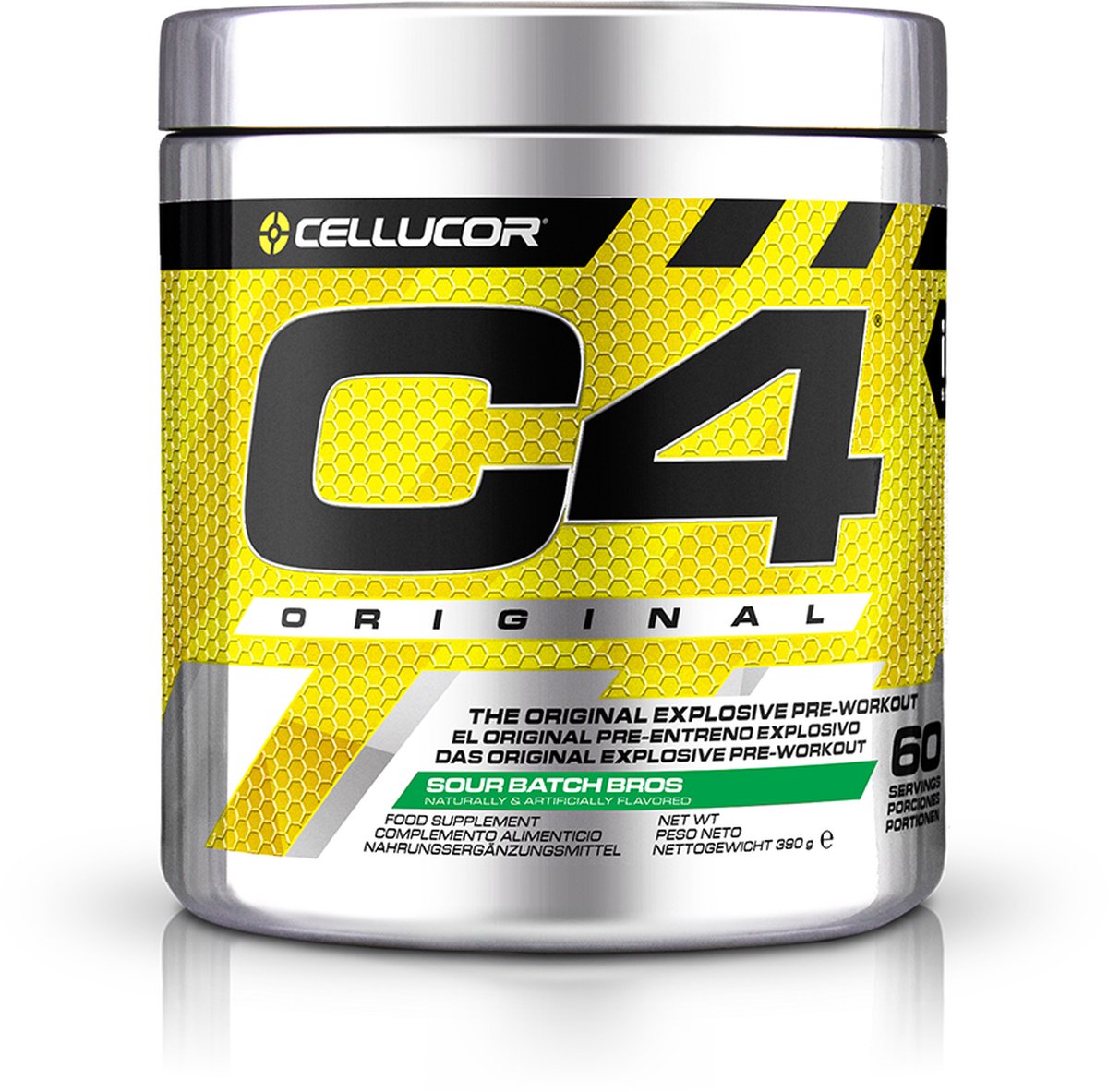 Goedkoopste Cellucor C4 Original Pre Workout - Sour Batch Bros - Pre-workout - 60 doseringen (390 gram