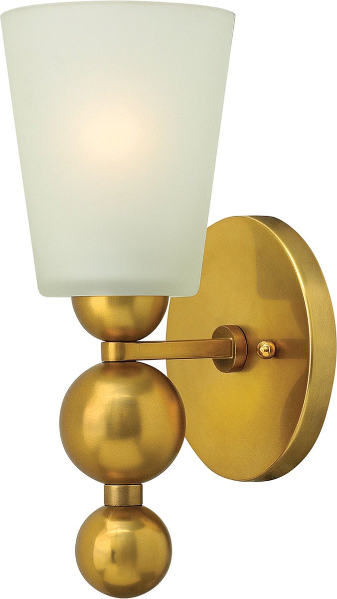 Steady Lighting - Wandlamp - Goud - 14.6 x 14 x 0 cm- Geschikt voor woon en eetkamer