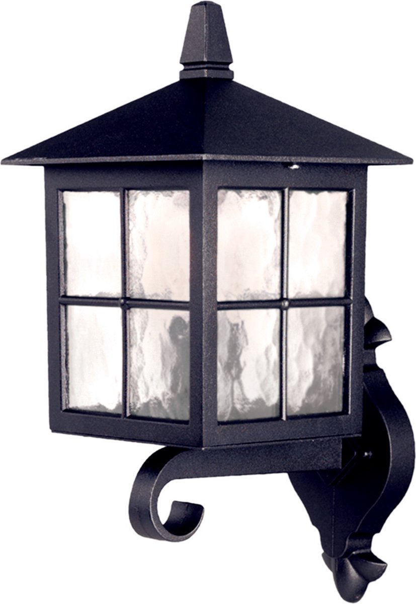 Steady Lighting - Wandlamp - Zwart - 24.6 x 18.5 x 0 cm- Geschikt voor woon en eetkamer