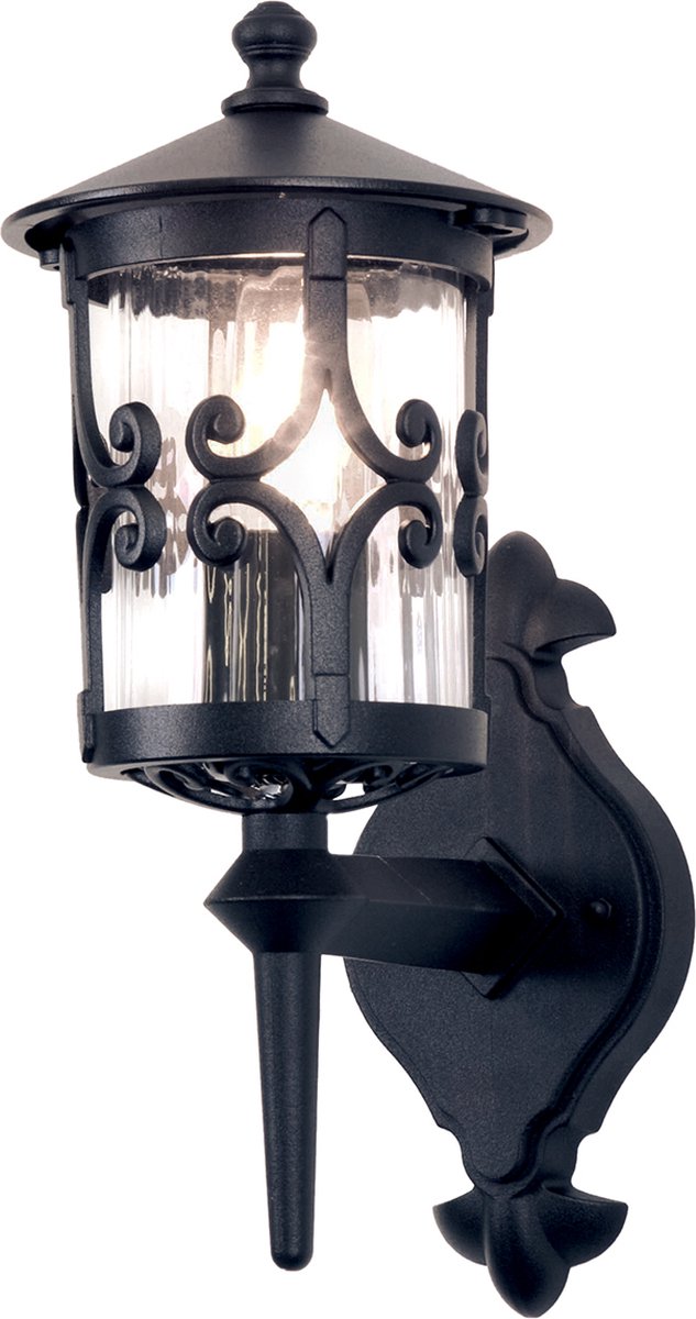 Steady Lighting - Wandlamp - Zwart - 21.5 x 15 x 0 cm- Geschikt voor woon en eetkamer