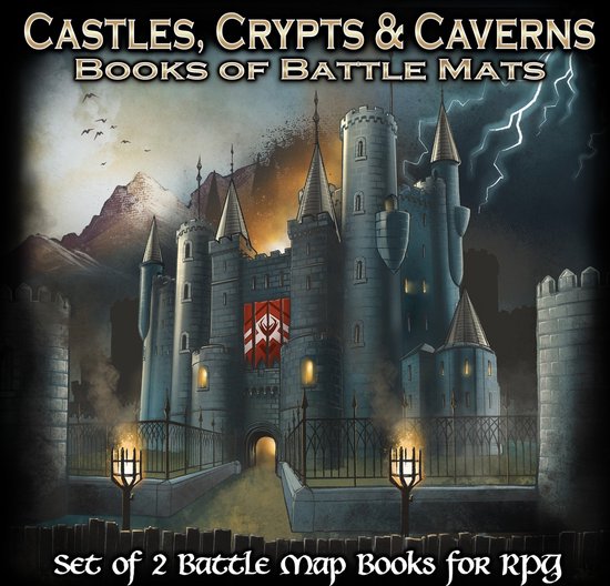 Afbeelding van het spel Castles, Crypts & Caverns Books of Battle Mats (EN)