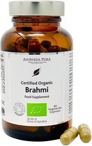 Ayurveda Pura - Brahmi Capsules 60 - Biologisch - Verbeterd Geheugen en leervermogen