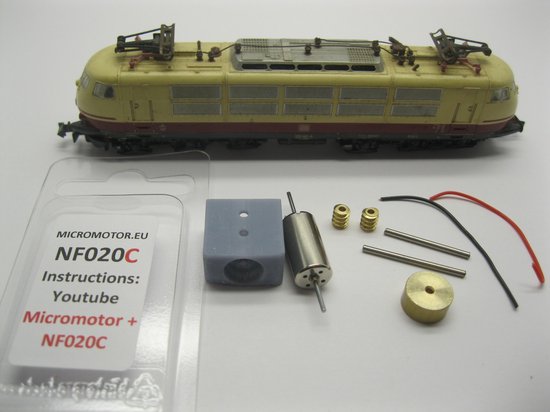 Kit de conversion micromoteur nf020C N pour Fleischmann DB BR 103