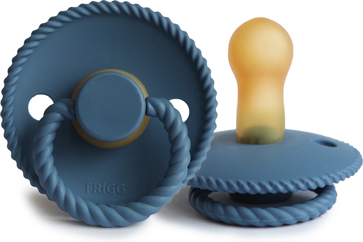 Goedkoopste Rope fopspeen Ocean View - maat 2 - Latex - Geschikt voor baby's van 6 tot 18 maanden