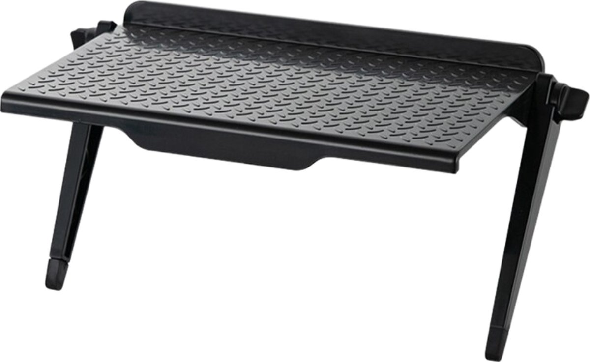 Armenti - Desk Shelf - Monitor Plankje - Monitor Shelf - Beelscherm plank - Monitor Standaard - Makkelijk te bevestigen - Stabiel - Zwart/Groot