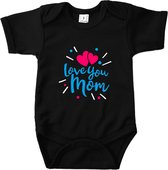 Love you mom - Maat 56 - Romper zwart