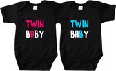 Twin Baby - Maat 68 - Romper zwart