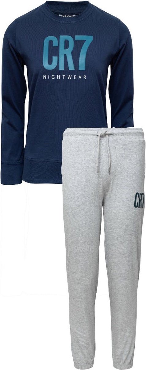 CR7 Pyjama lange broek 'Blue'/'Grey' Katoen 104-116