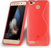 Cadorabo Hoesje geschikt voor Huawei G8 MINI / Enjoy 5S in INFERNO ROOD - Beschermhoes gemaakt van flexibel TPU silicone Case Cover