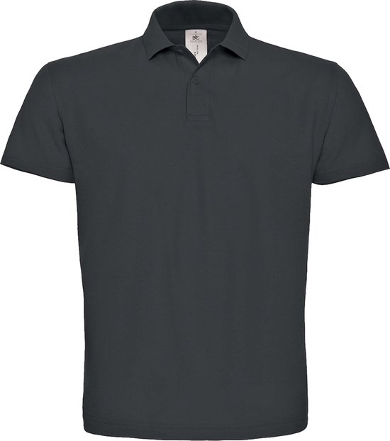 Polo Unisexe ID.001 Grijs Anthracite marque B&C taille 4XL