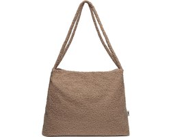 Product: Jollein Luiertas Shopper 34x43cm Boucle Biscuit, van het merk Jollein
