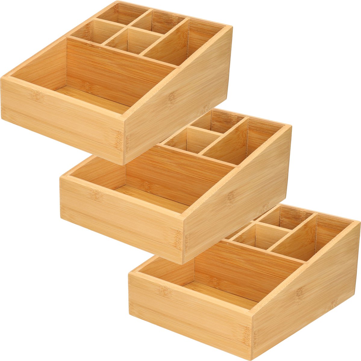 Lirex Organizer voor zakken om aan de deur op te hangen, 2-stukken met 6 niveaus, ruimtebesparend voor deur of kast, opslag en organisatie van tassen, grijs