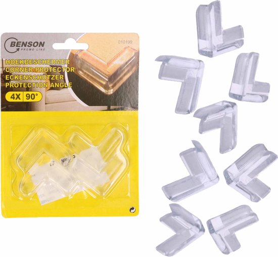 Hoekbeschermer voor de baby - 12x stuks - voor tafel / kasten | bol Hoekbeschermer voor de baby - 12x stuks - voor tafel / kasten | bol
