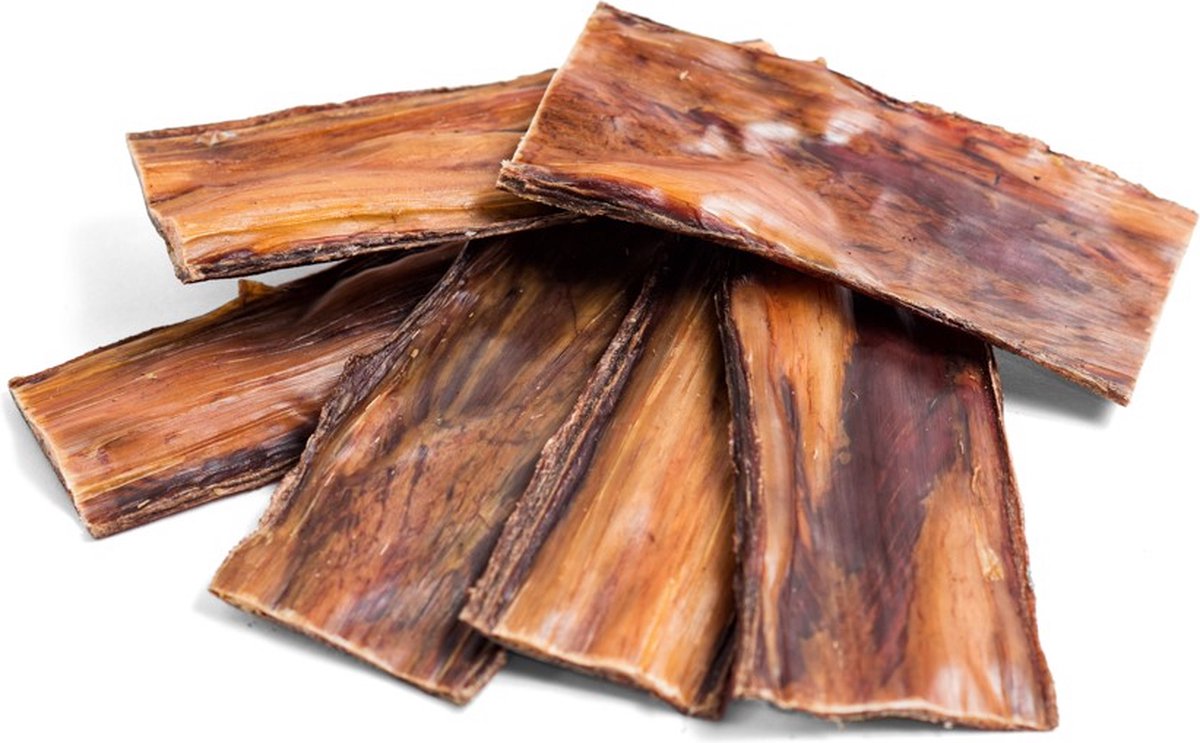 Runderslokdarm plat – Hondensnack – Voordeelpakket 1 kilogram– Kauwsnack – Hypoallergeen – Natuurlijk gedroogd
