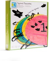 BS Eekhoorn Parachutes - Vang & Werpspel - 2 tot 20 Spelers - Vanaf 4 jaar - Buitenspeelgoed - Actief Spel - Strandspeelgoed