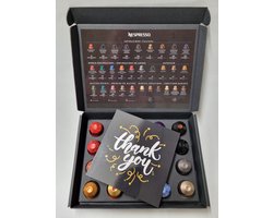 Koffie Proeverij Pakket 20 stuks verschillende smaken met Mystery Card 'Thank You' met persoonlijke (video) boodschap | Verjaardag | Sinterklaas | Kerstpakket | Vaderdag | Moederdag | Jubileum | Valentijnsdag