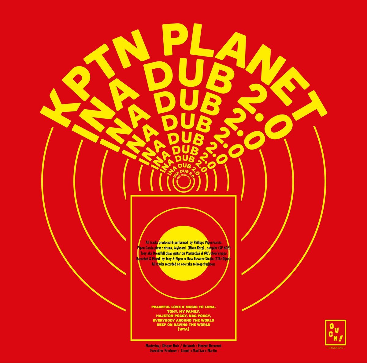 Kptn Planet - Ina Dub 2.0 (LP)