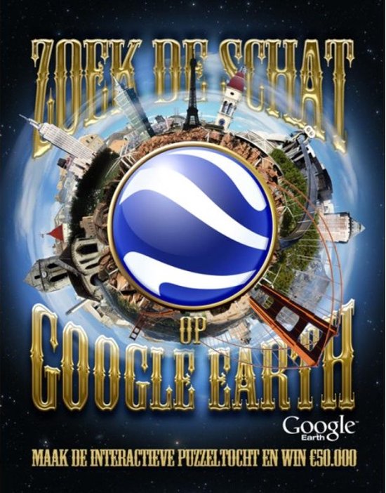 Cover van het boek 'Zoek de schat op Google Earth' van  *