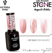 Victoria Vynn – Salon Gelpolish 268 Rose Quartz – Cat Eye Rose - roze metallic gel polish - gellak - lak - glitter - glitters - nagels - nagelverzorging - nagelstyliste - uv / led - nagelstylist - callance
