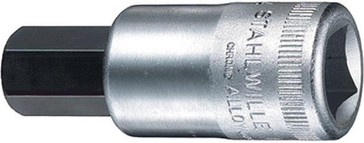 Stahlwille serie 54 inhex Dopsleutel 1/2" / 10 - Chrome Alloy Steel Verchroomd - maat 10 - Prijs per stuk