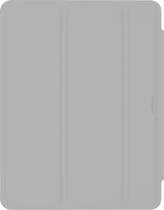 Macally BSTAND10-LG beschermhoes met standfunctie voor 10,9-inch iPad (2022) - Licht grijze voorkant, transparante achterkant