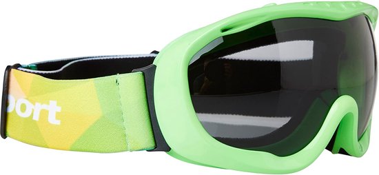Skibril Snowboard Bril - Anti fog - Groen, Grijze Lens Unisex Volwassen - | bol.com