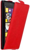 Cadorabo Hoesje geschikt voor Nokia Lumia 1020 in APPEL ROOD - Beschermhoes in flip design Case Cover met magnetische sluiting