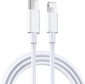 iPhone snellader kabel - USB-c naar lightning kabel - 200cm - snellader kabel 2m - USB-C naar iphone kabel