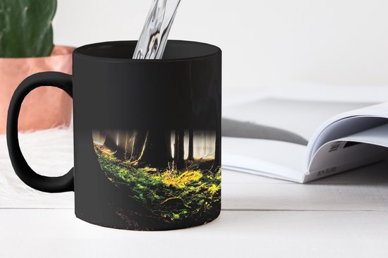 Mug Magique - Photo sur Mugs Chauffants - Tasse à Café - Soleil - Branches - Arbres - Forêt - Nature - Mug Magic - Tasse - 350 ML - Tasse à Thé