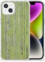 Telefoonhoesje met foto Geschikt voor iPhone 14 GSM Hoesje met doorzichtige rand Green Wood