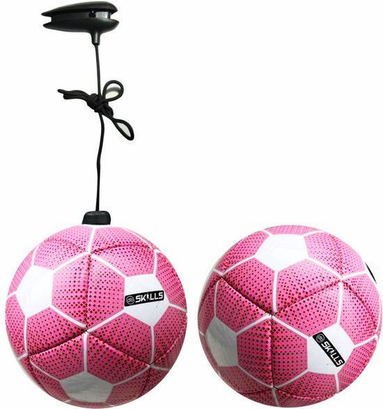 Mini ballon rose avec élastique KICK et PLAY db SKILLS | bol