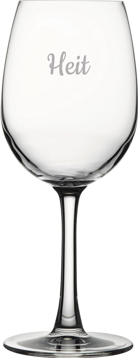 Gegraveerde witte wijnglas 36cl Heit