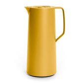 Emsa  Motiva Thermoskan | 1 liter | Quick-Press-sluiting | 12 uur heet, 24 uur koud | glazen kolf | Made in Germany | Scandinavisch design | geel