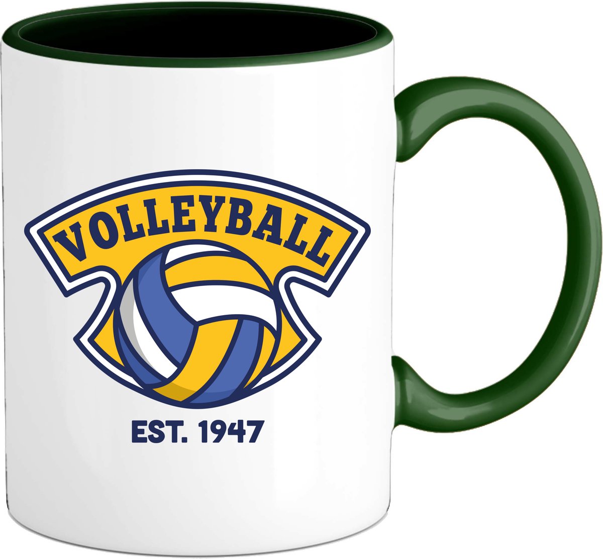 Volleybal sport - Mok - Bottle Groen