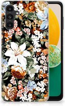 TPU Case geschikt voor Samsung Galaxy A13 5G | Samsung Galaxy A04s Dark Flowers