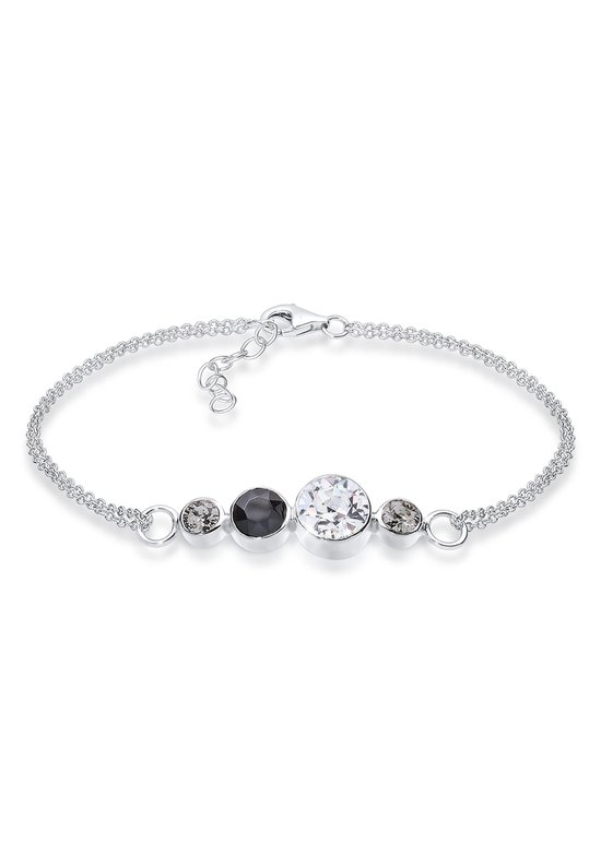 Elli Dames Armband dames met kristallen in 925 sterling zilver