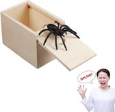 Fausse araignée en boîte | 1 PIÈCE | Fausse araignée | Faites peur à vos amis | FOP VOTRE FAMILLE ET COLLÈGUES | FAKE SPIN | FAUX BUG DANS LA BOÎTE