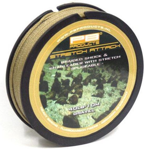 PB Products - Stretch Attack - Voorslag Leader 40 lb - 10 meter - Silt van PB Products — afbeelding 4