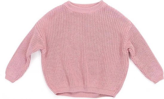 Uwaiah oversize knit sweater - Candy Rose - Trui voor kinderen