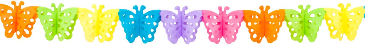 Guirlande Lin Avec Papillons Gypsy Rose, Decoration Mariage