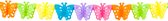 BOLAND BV - Guirlande de papillons en papier de 6 mètres - Décoration> Guirlandes et décorations suspendues