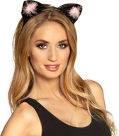 FRCOLOR 2 stuks kattenoren hoofdbanden cosplay oor hoofdband luipaard oorbanden kattenoor haarhoepels Halloween party kostuum kat vrouwen haarband