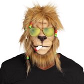 Boland - Latex gezichtsmasker Rasta lion - Volwassenen - Leeuw - Dieren