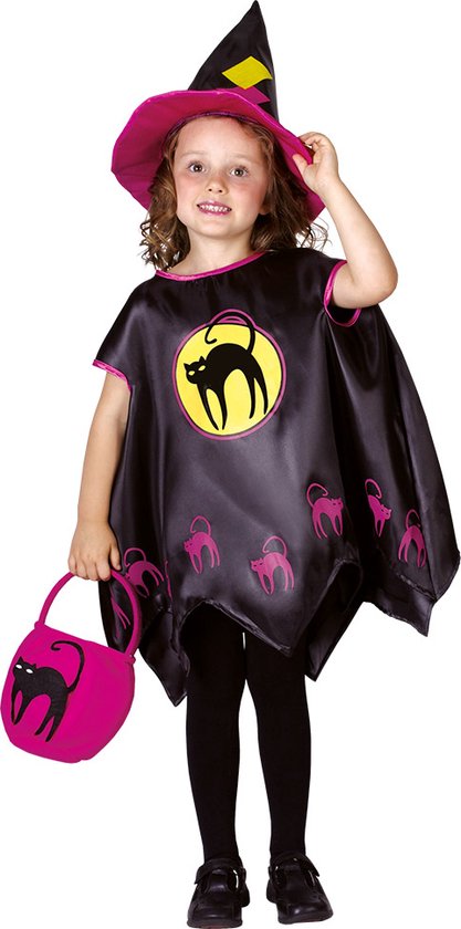 Boland - Kostuum Kitty witch (3-4 jr) - Kinderen - Heks - Halloween verkleedkleding - Heks