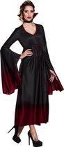 Déguisement vampire noir-rouge femme - Habillage vêtements