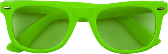 Boland - Partybril Dance neon groen Groen,Neon - Volwassenen - Geen verkleedthema -