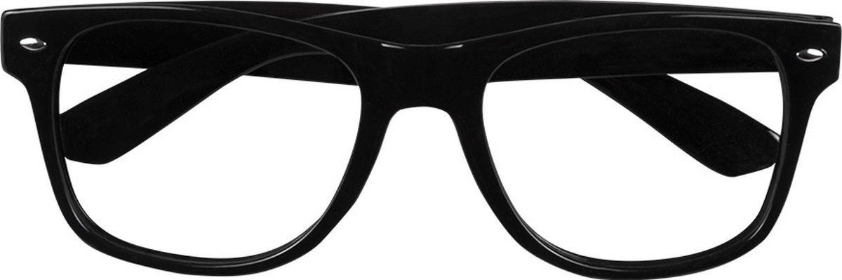 Boland - Partybril zwart Zwart - Volwassenen - Geen verkleedthema - - Boland