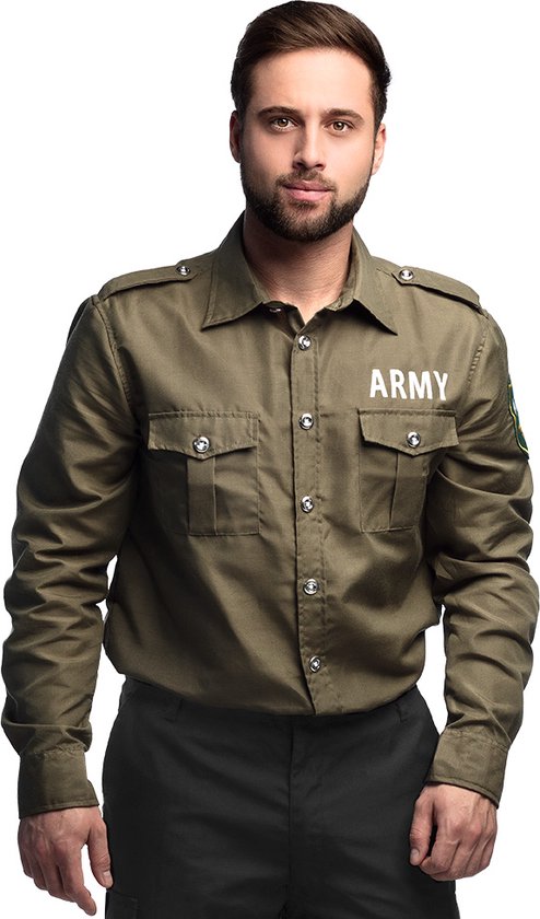 Boland - Chemise 'ARMY' - Multi - M - Adultes - Militaire
